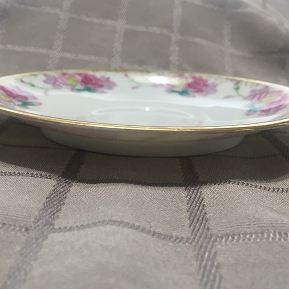 Trimont China Handpainted Made In Occupied Japan Saucer For Footed Cup 5 3/4” - Picture 5 of 10
